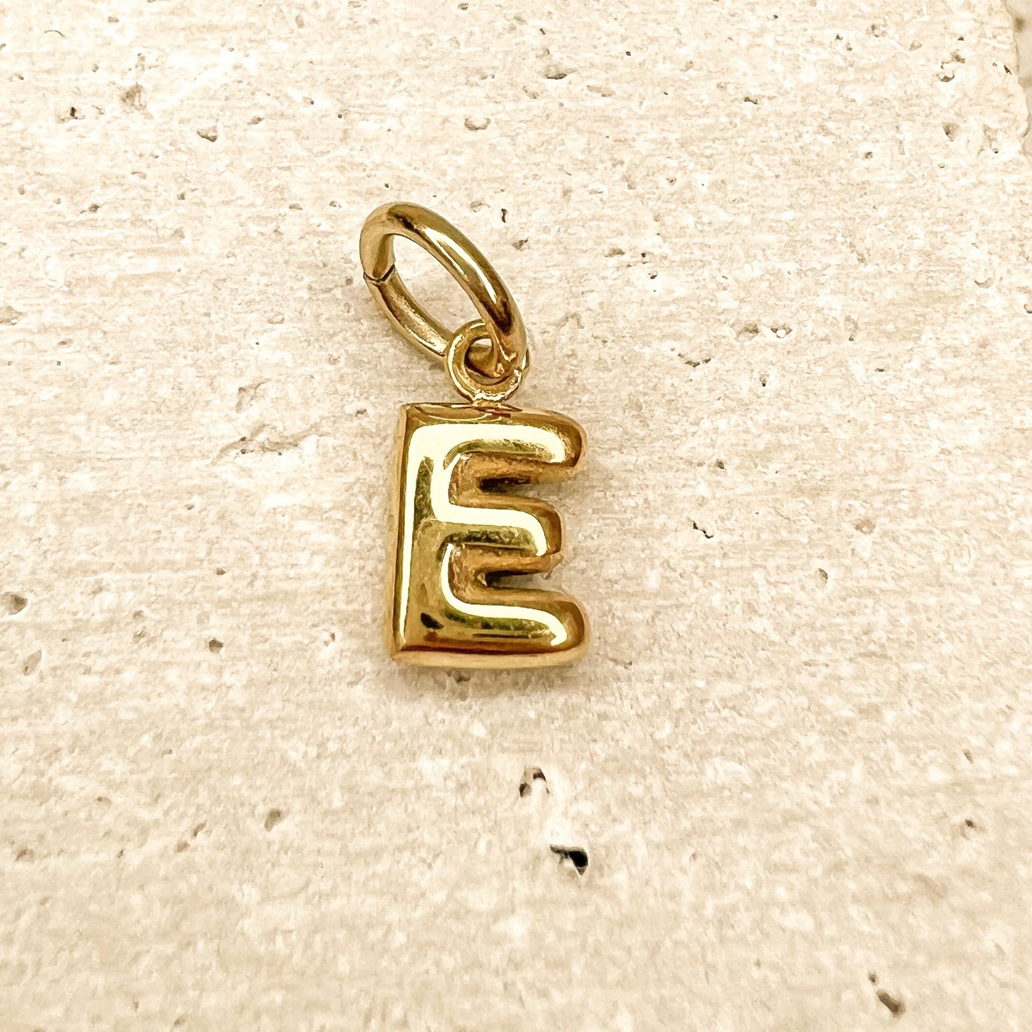 ABC Puff Pendant (Gold)