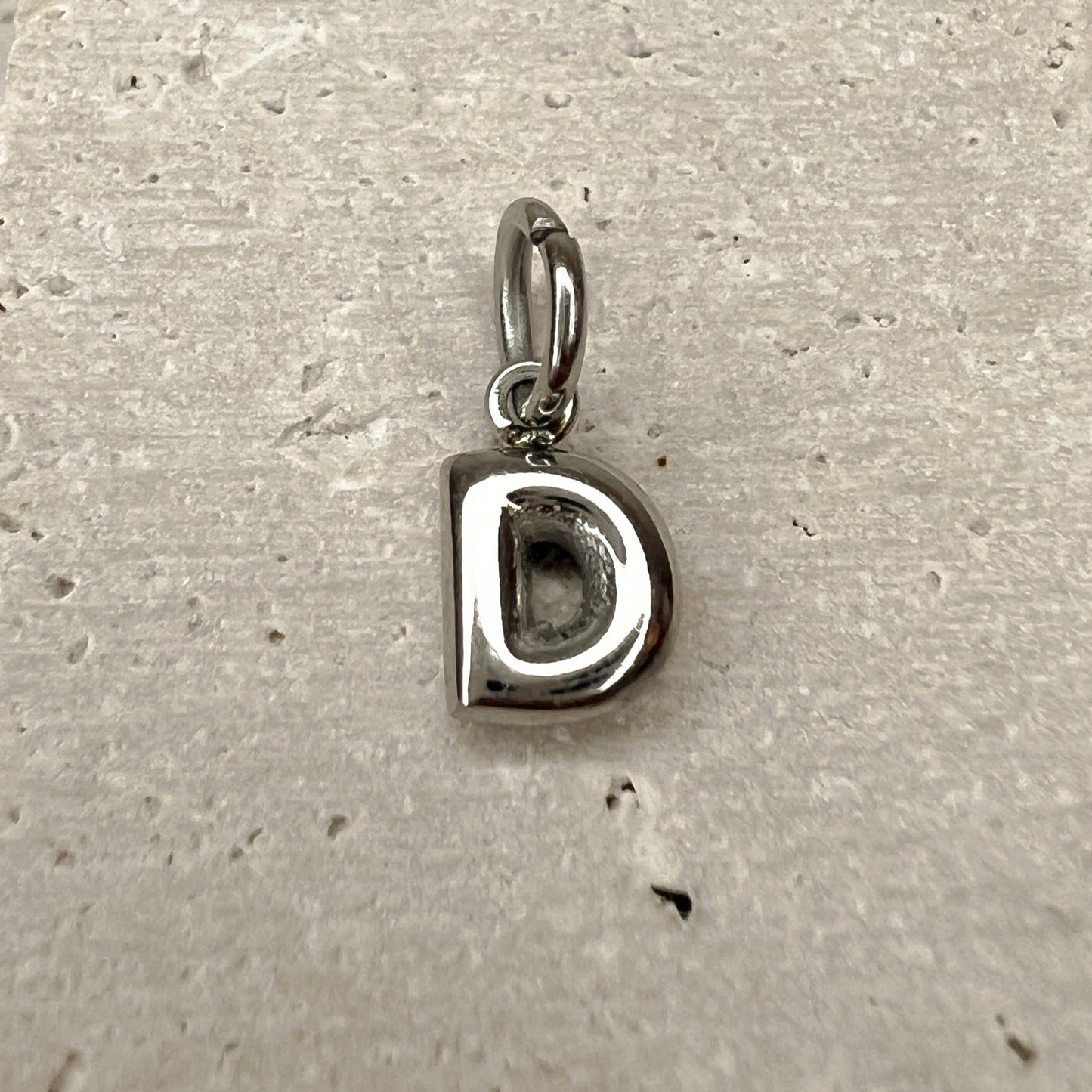 ABC Puff Pendant (Silver)