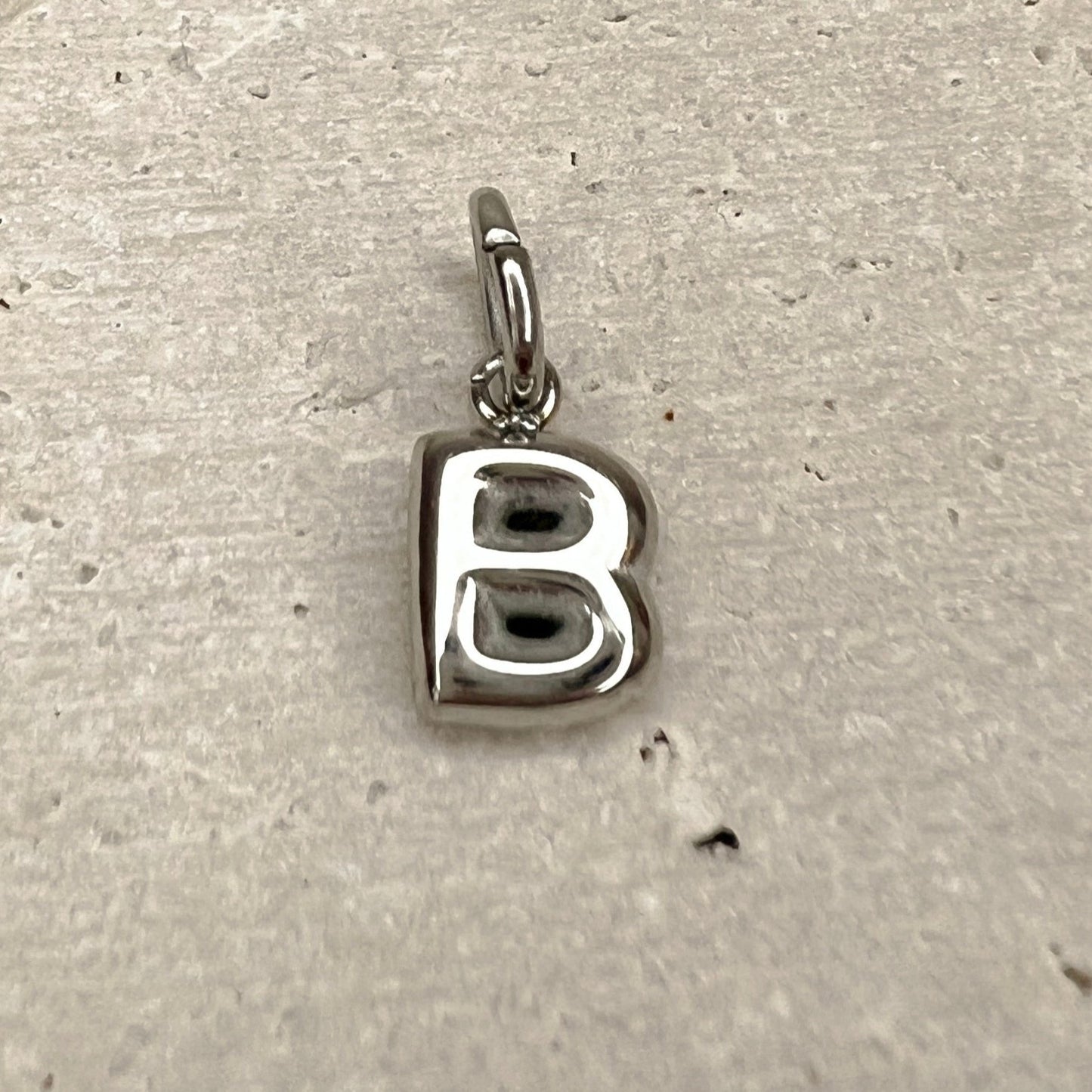 ABC Puff Pendant (Silver)