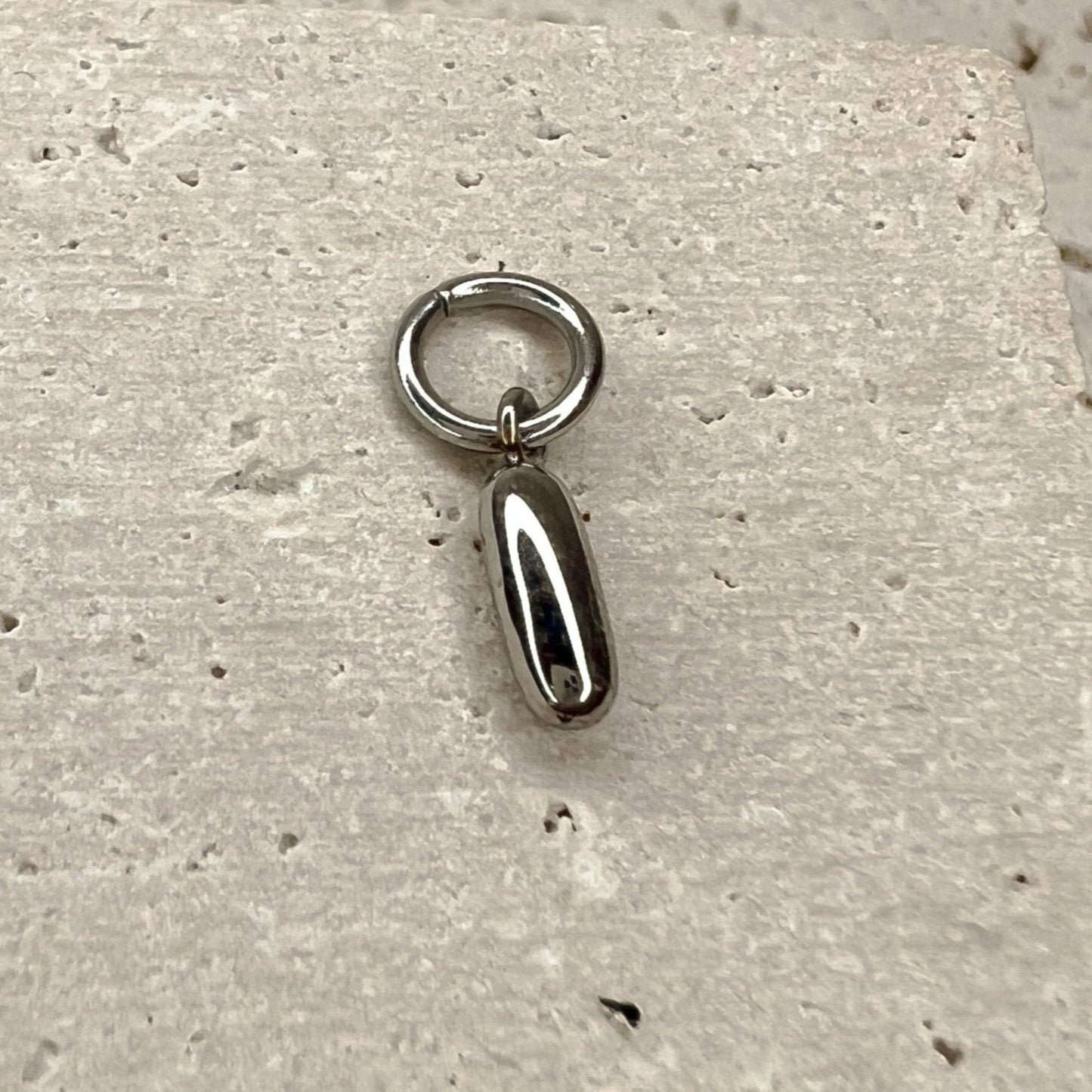 ABC Puff Pendant (Silver)
