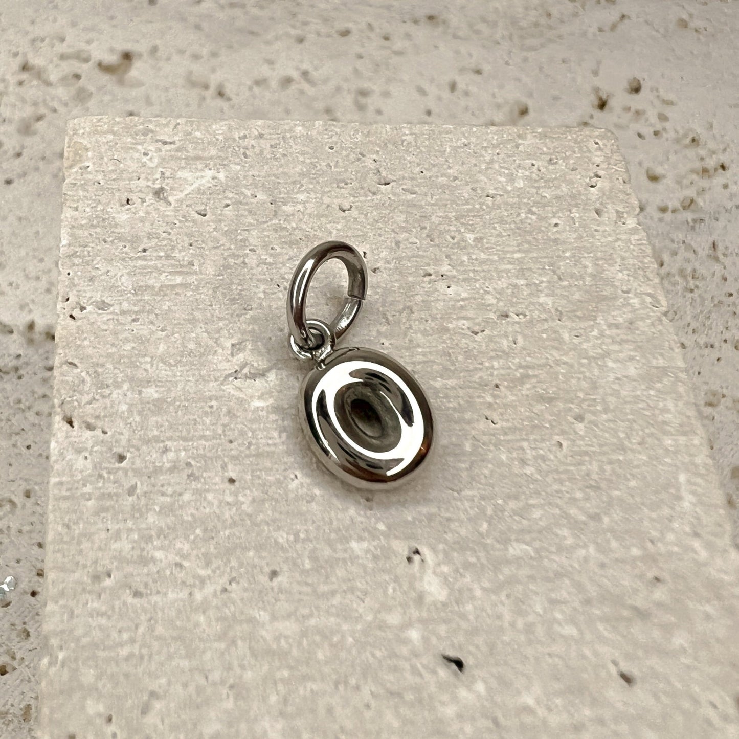 ABC Puff Pendant (Silver)
