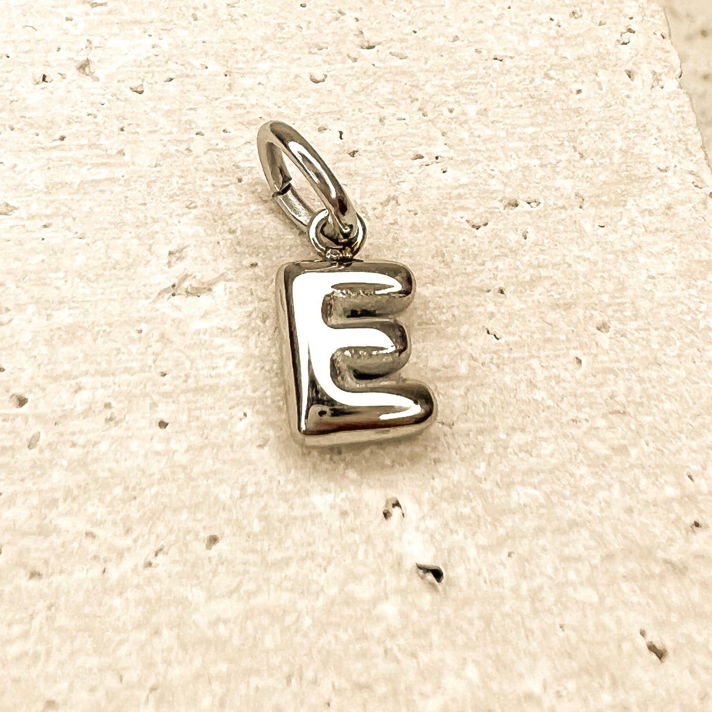 ABC Puff Pendant (Silver)