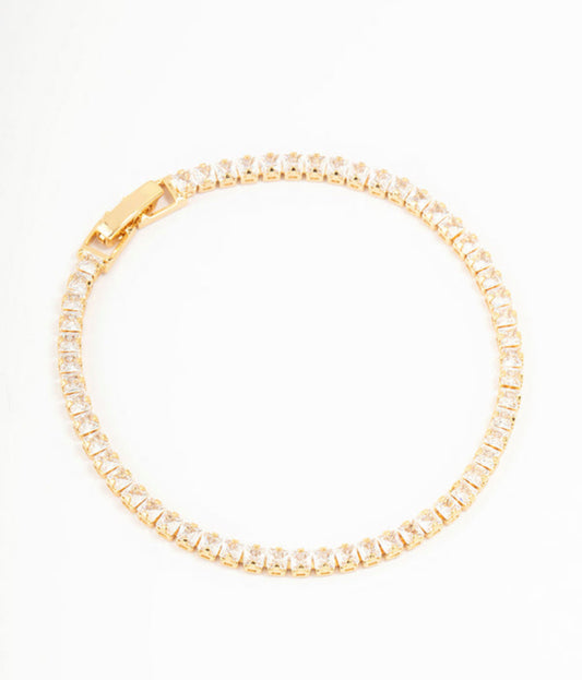 Tennis Bracelet (small) - 18k Gold Vermeil