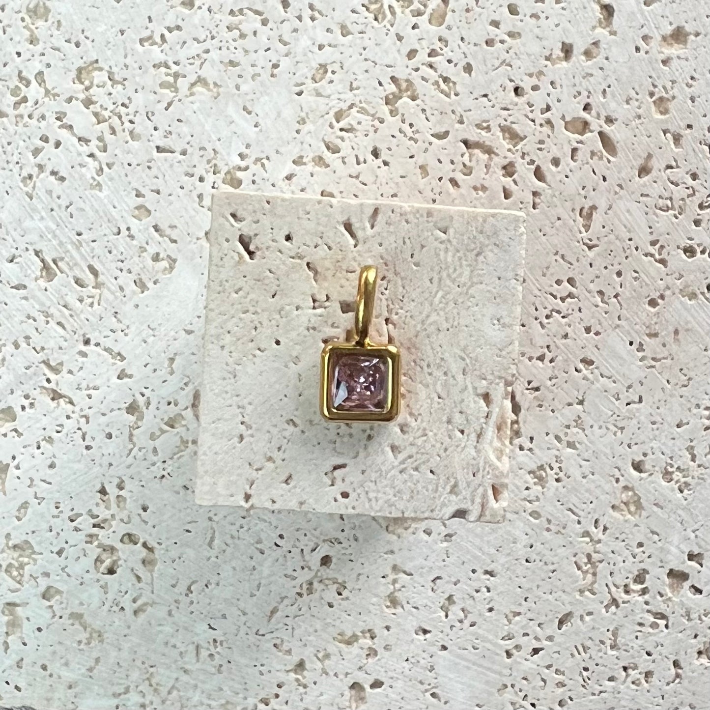 Purple Amethyst gemstone pendant