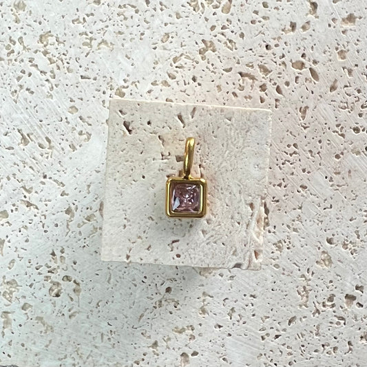 Purple Amethyst gemstone pendant