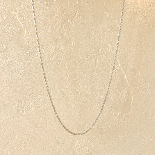 Rope Chain White Gold