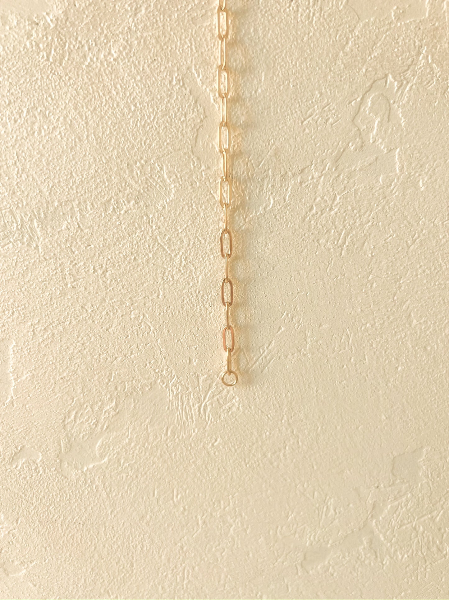 Paperclip Chain Bracelet (large)                    Gold vermeil