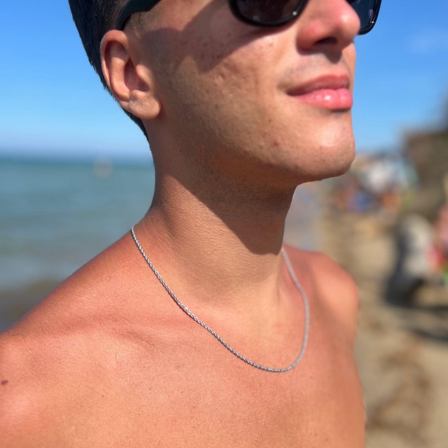 Rope Chain White Gold