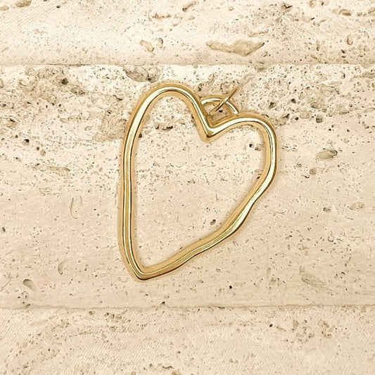 Heart Bangle Earrings