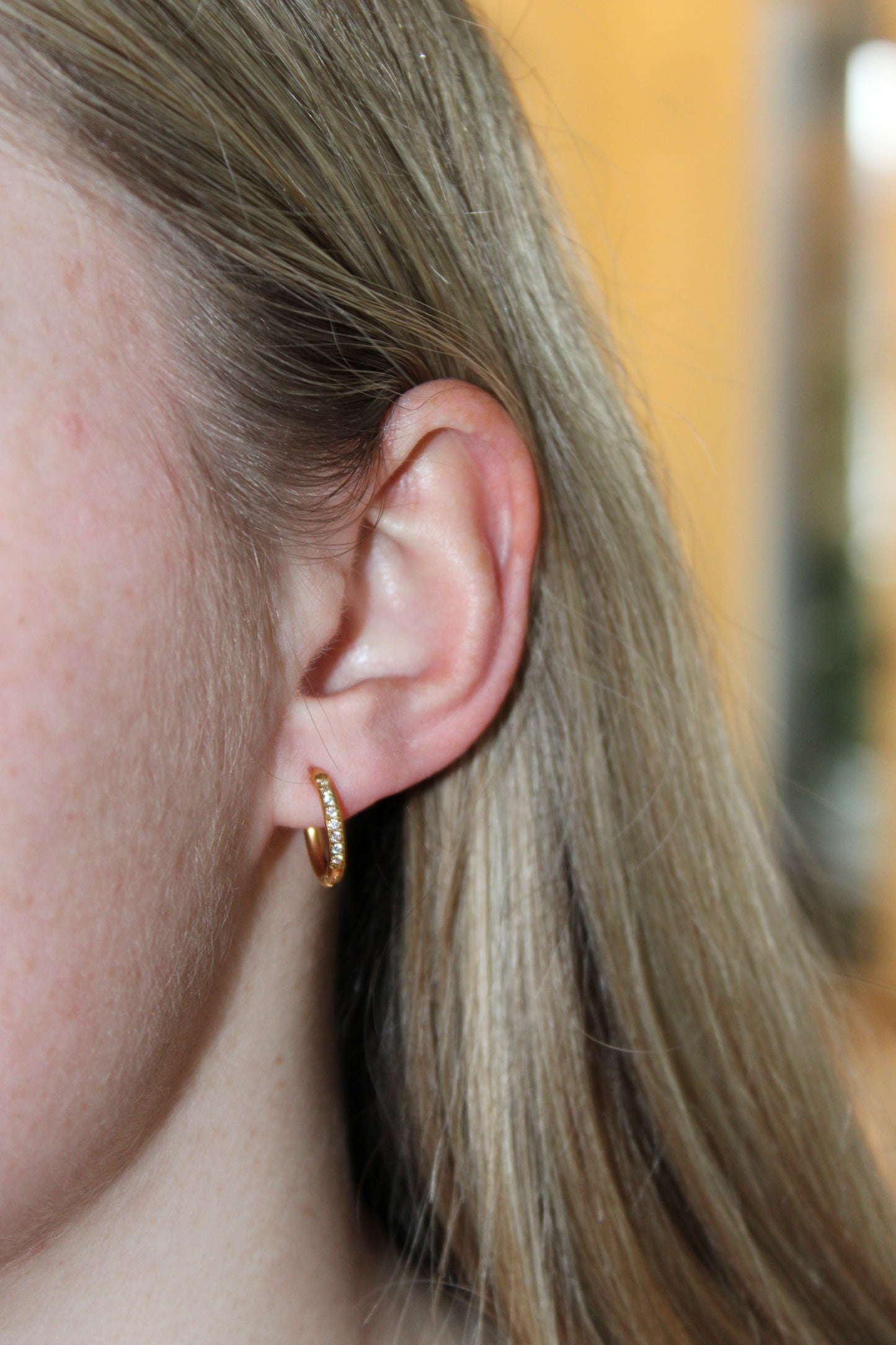Classic Pavé Hoops — 18K Gold Vermeil