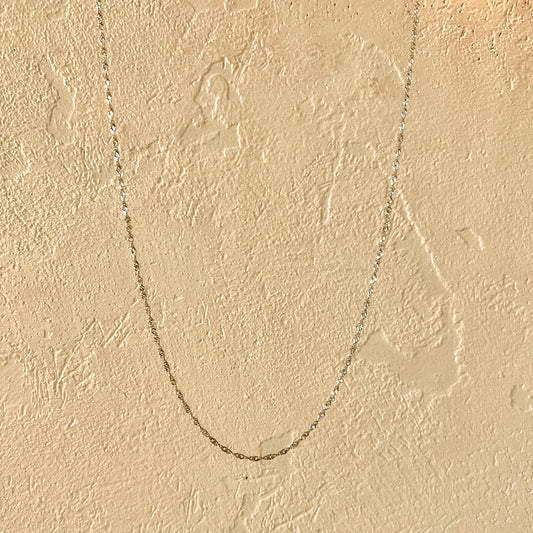 Twist Chain White gold