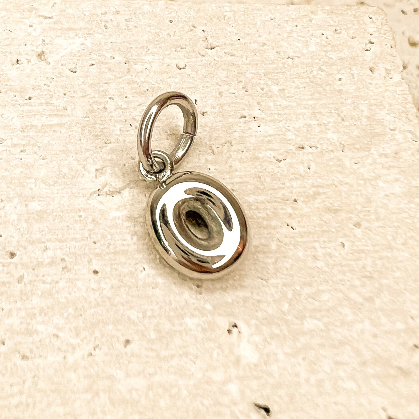 ABC Puff Pendant (Silver)