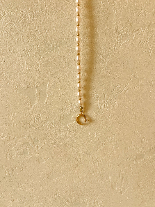 Pearl Bracelet with Charm Clasp - 18K Gold Vermeil