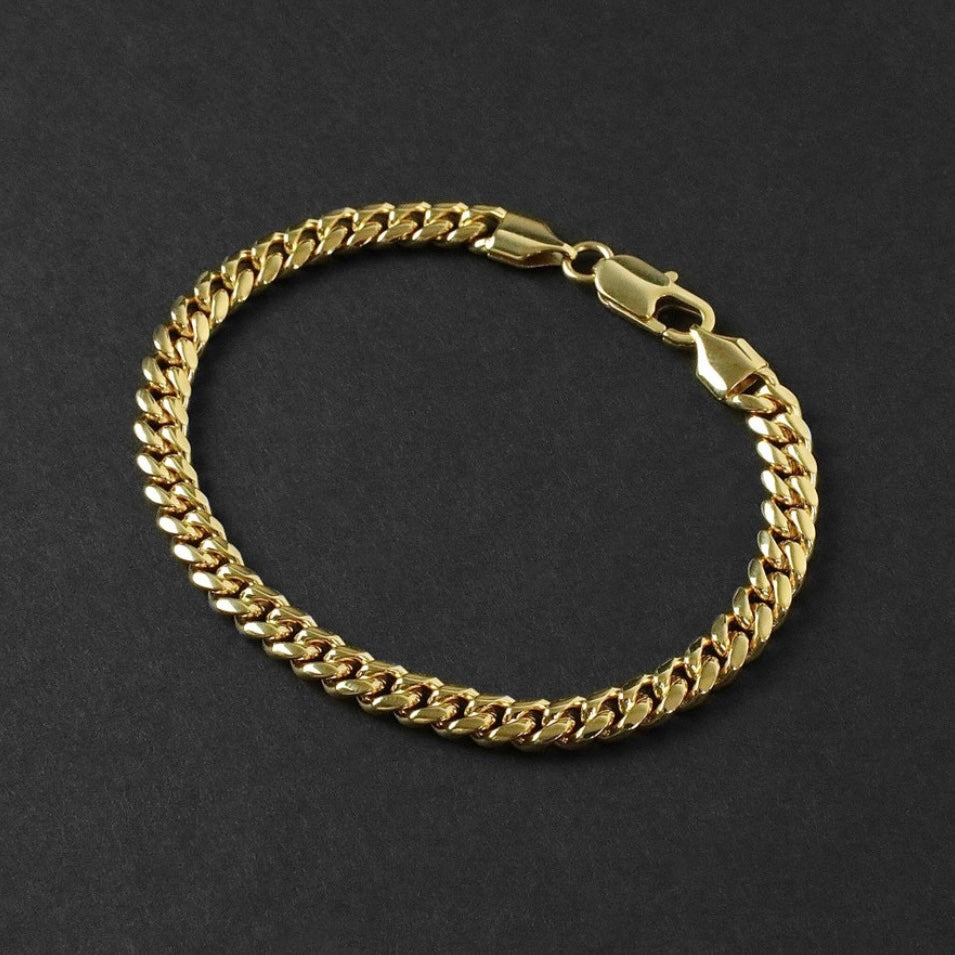 Cuban Bracelet - 18k Gold Vermeil