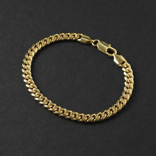 Cuban Bracelet - 18k Gold Vermeil