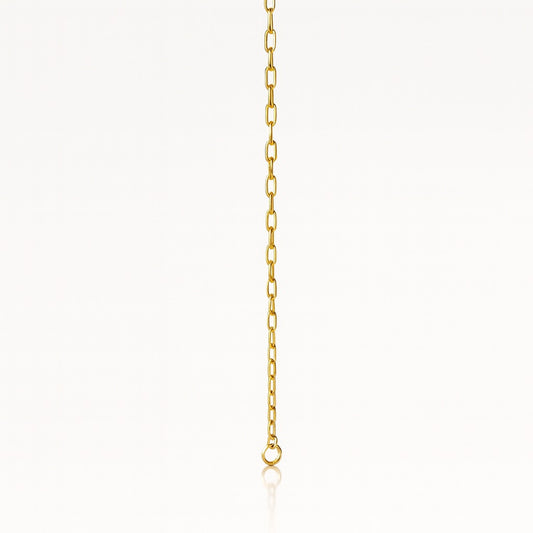 Paperclip bracelet (small)                 Gold vermeil