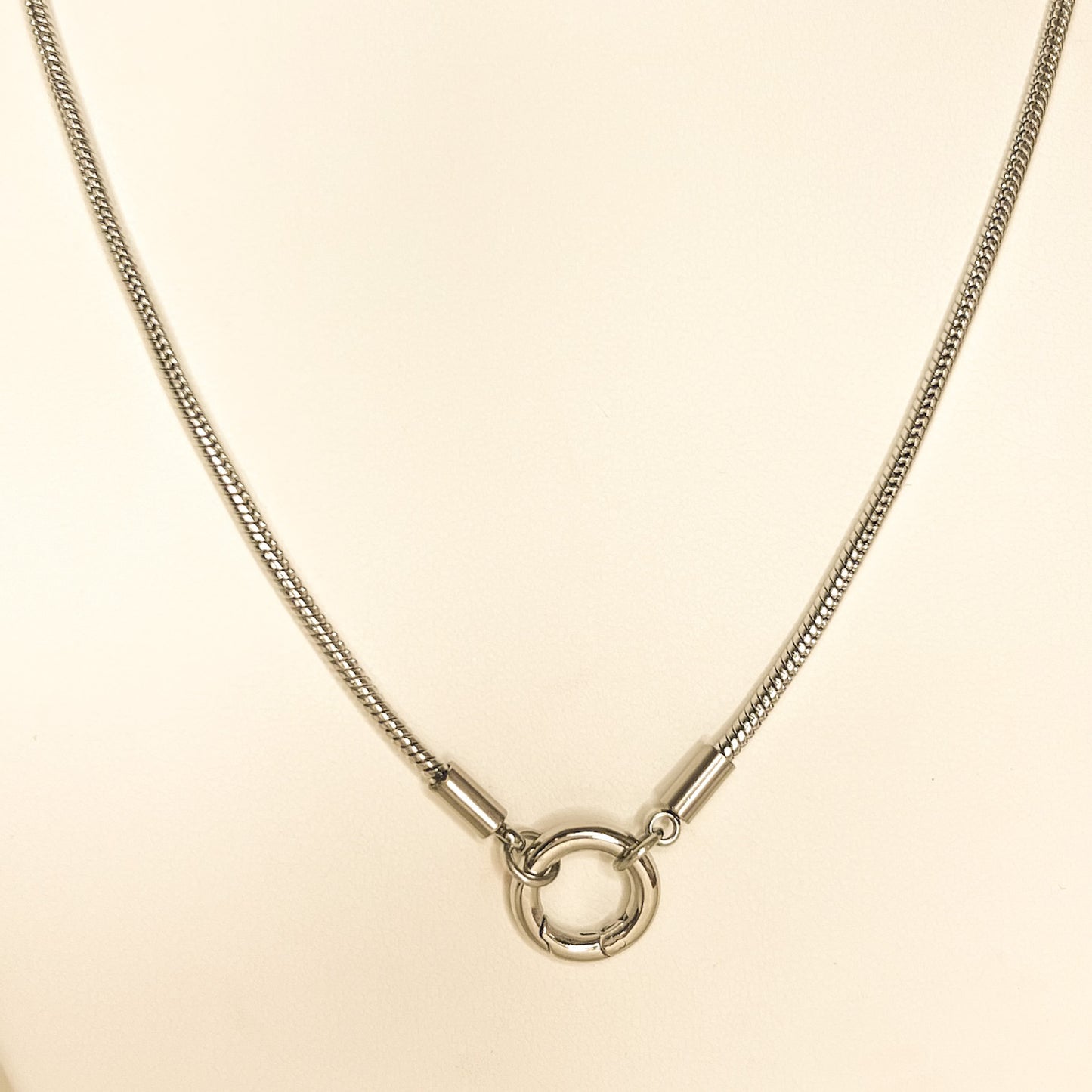 Snake Clasp Chain (silver)